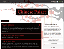 Tablet Screenshot of chinesepalaceks.com